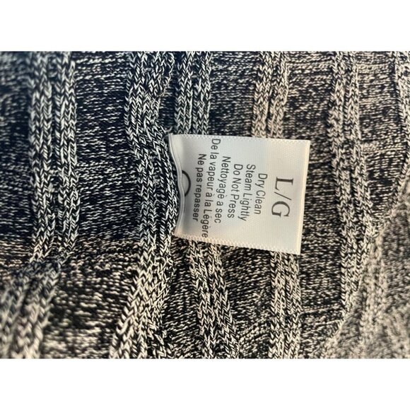 NWOT A.L.C. Knit Plaid Grey and Black Vest Large - Picture 5 of 5